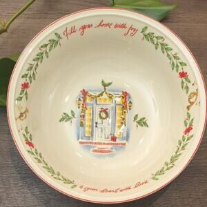Lenox Holiday Fill Your Home with Joy 10" Bowl NWOT